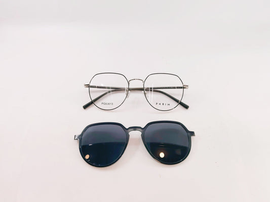 iDom Eyeglasses Full Rim Geometric Pento For Women 162786