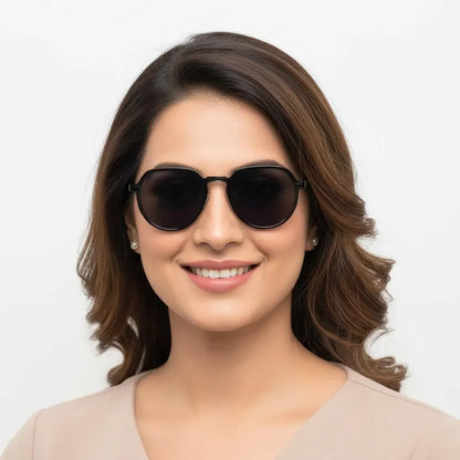 iDom Eyeglasses Full Rim Geometric Pento For Women 162786