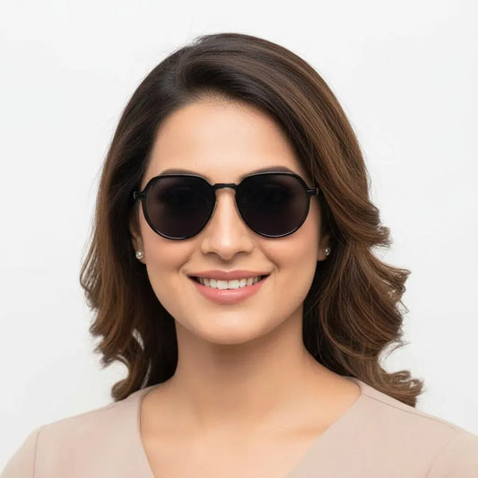 iDom Eyeglasses Full Rim Geometric Pento For Women 162786