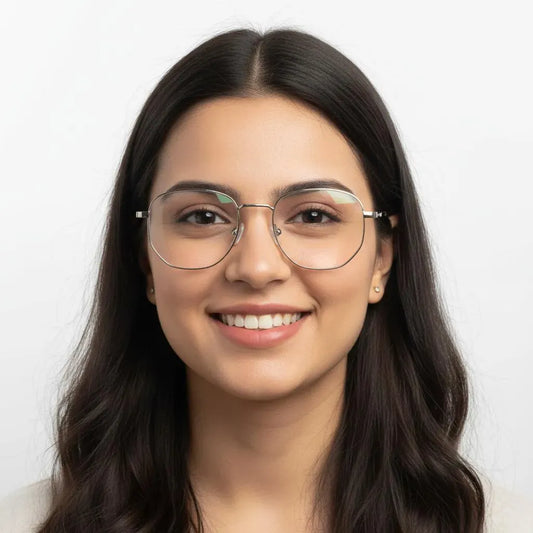 iDom Eyeglasses Full Rim Geometric Shape For Women 143721