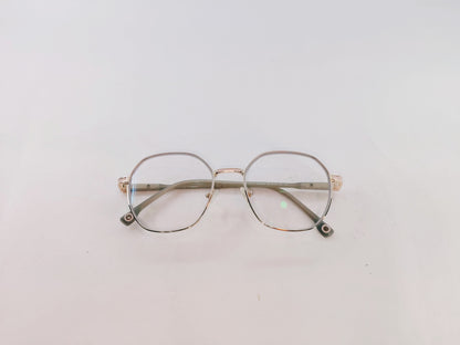 iDom Eyeglasses Full Rim Hexagonal Shape Specs For Men & Women 723576