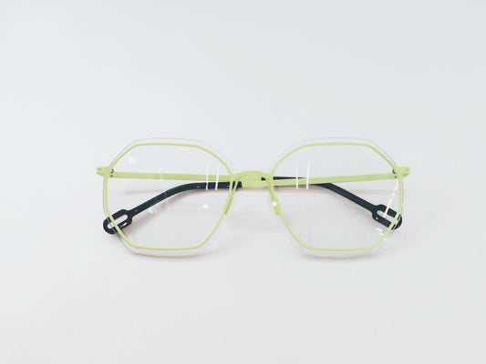 iDom Eyeglasses Full Rim Hexagonal Shape Specs Wear For  Women & Girls 213183