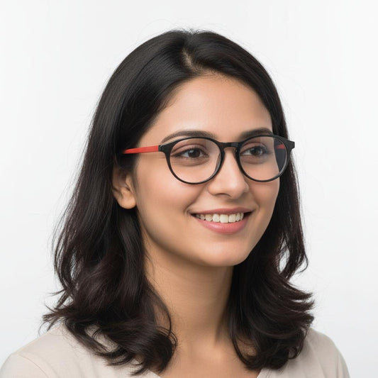 iDom Eyeglasses Full Rim Pento Round Specs For Women 668699