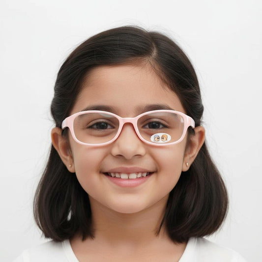 iDom Eyeglasses Full Rim Pink Eye-Wear For Girls 199672