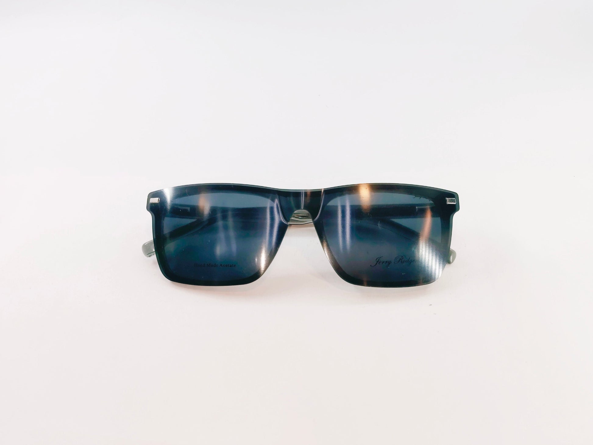 iDom Eyeglasses Full Rim Rectangle Clip on For Men 126621