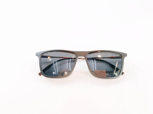 iDom Eyeglasses Full Rim Rectangle Clip on For Men 357207