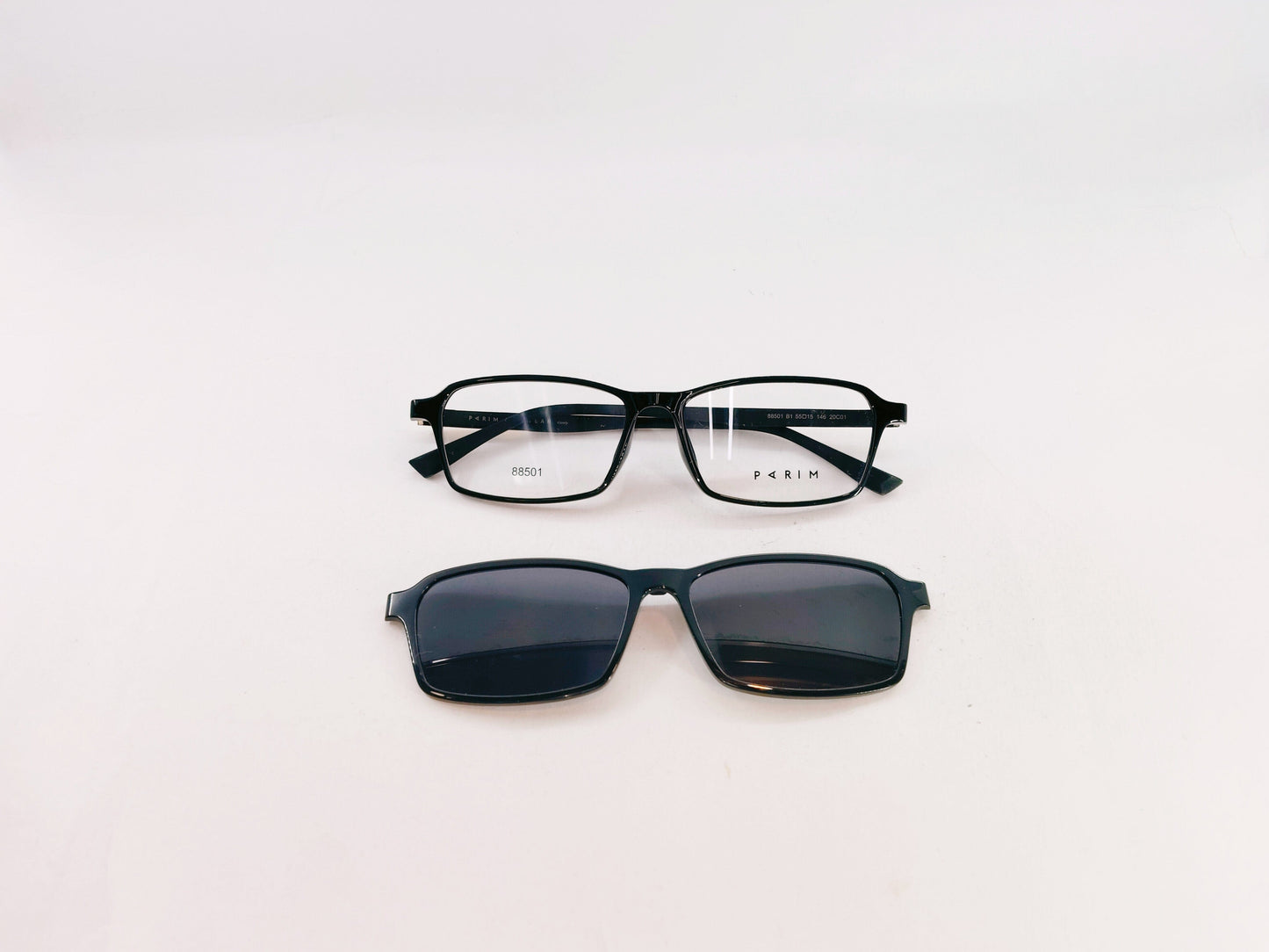 iDom Eyeglasses Full Rim Rectangle Clip on For Men & Women 567744