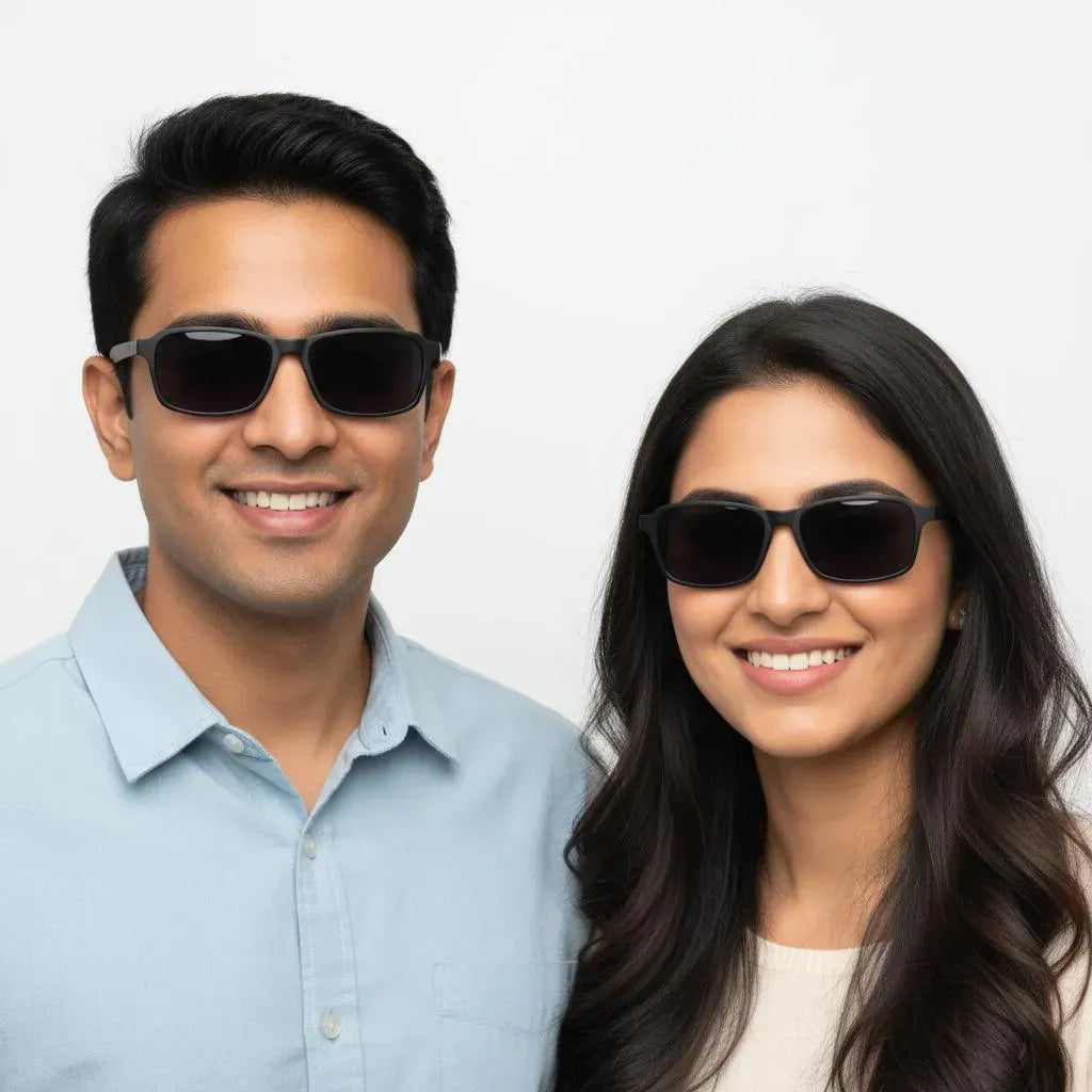 iDom Eyeglasses Full Rim Rectangle Clip on For Men & Women 567744