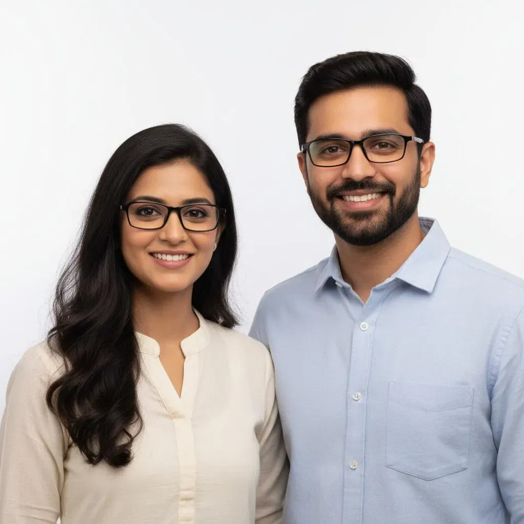 iDom Eyeglasses Full Rim Rectangle Clip on For Men & Women 567744