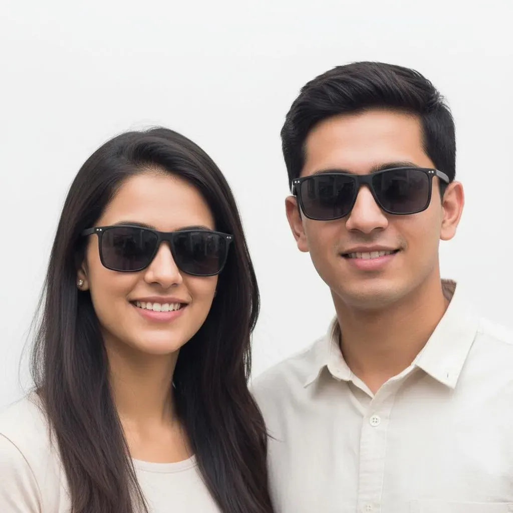 iDom Eyeglasses Full Rim Rectangle Clip on For Men & Women SS6024