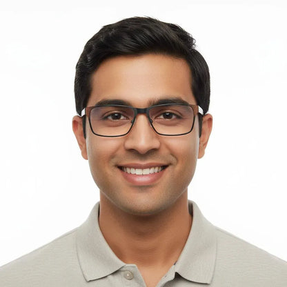 iDom Eyeglasses Full Rim Rectangle For Men 145900