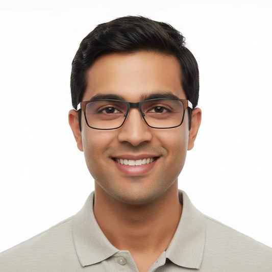 iDom Eyeglasses Full Rim Rectangle For Men 145900