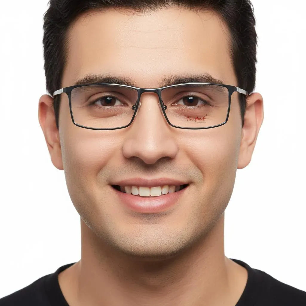 iDom Eyeglasses Full Rim Rectangle For Men 151781