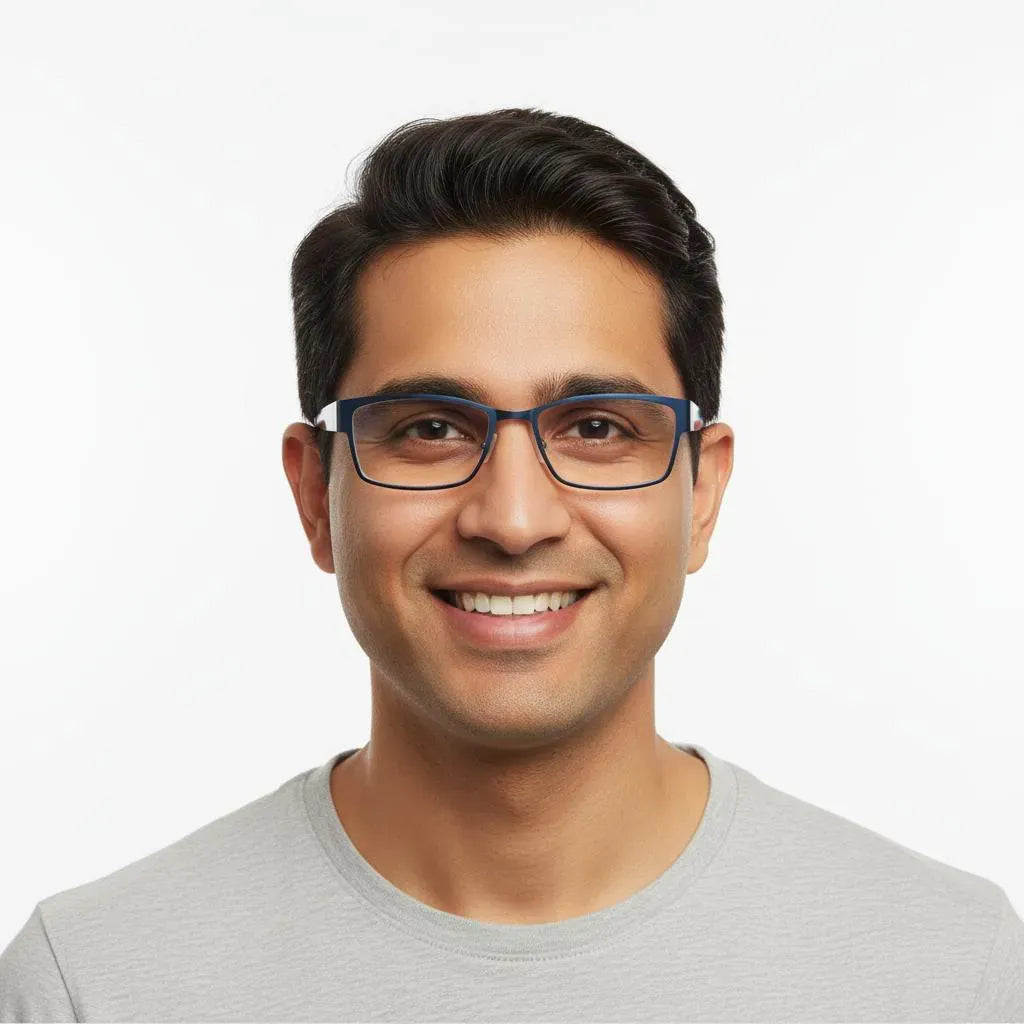 iDom Eyeglasses Full Rim Rectangle For Men 284204