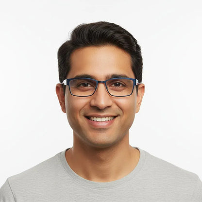 iDom Eyeglasses Full Rim Rectangle For Men 284204