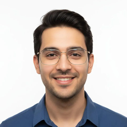 iDom Eyeglasses Full Rim Rectangle Shape for Men 285318