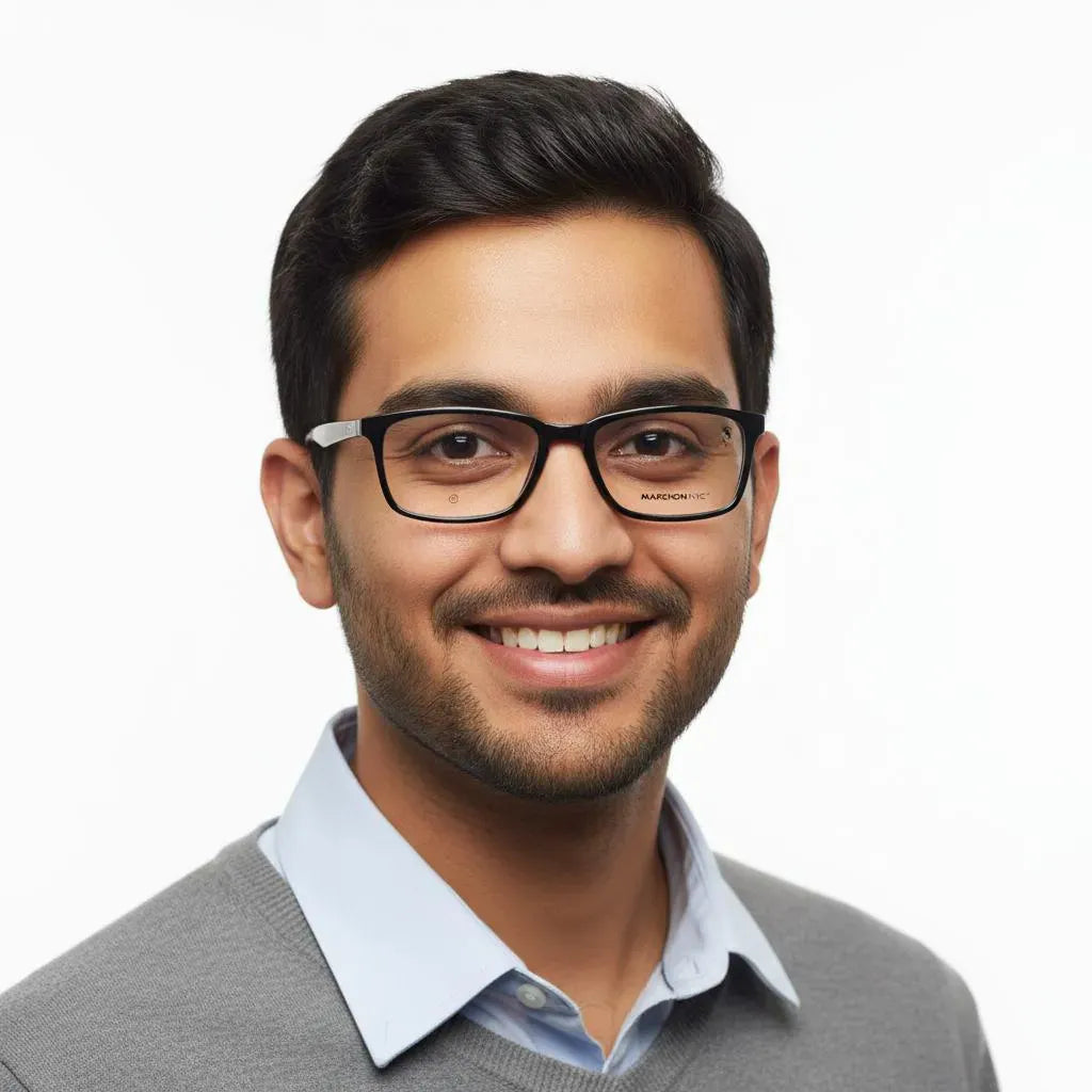 iDom Eyeglasses Full Rim Rectangle Shape for Men 765471