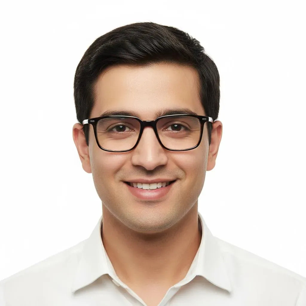 iDom Eyeglasses Full Rim Rectangle Specs For Men 231024