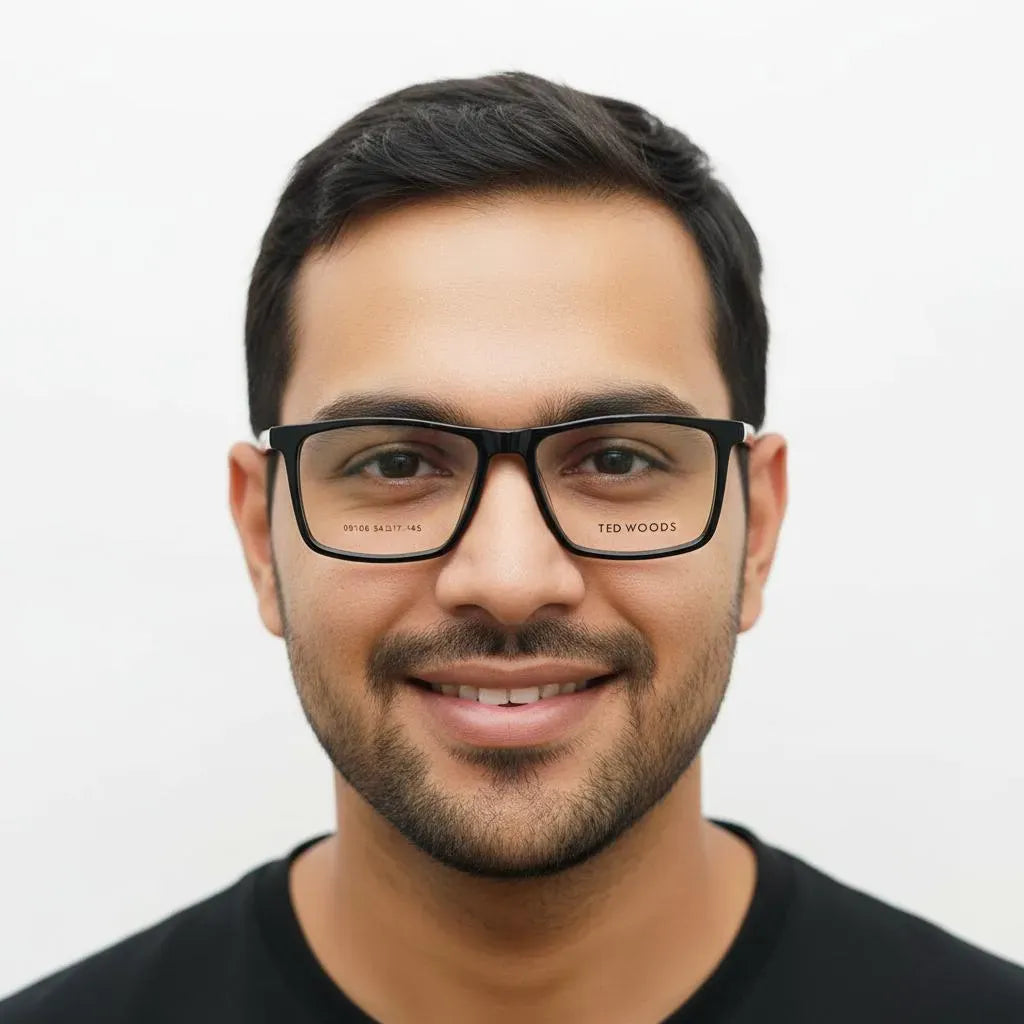 iDom Eyeglasses Full Rim Rectangle Specs For Men 264652