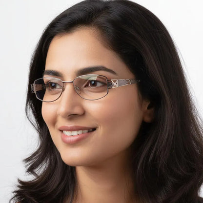 iDom Eyeglasses Full Rim Rectangle Specs For Women 119713