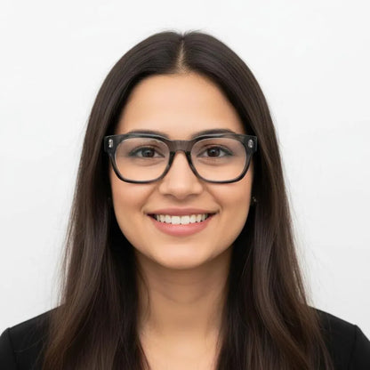 iDom Eyeglasses Full Rim Rectangle Specs For Women 363074