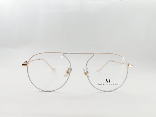 iDom Eyeglasses Full Rim Round Aviator Shape For Women 651365