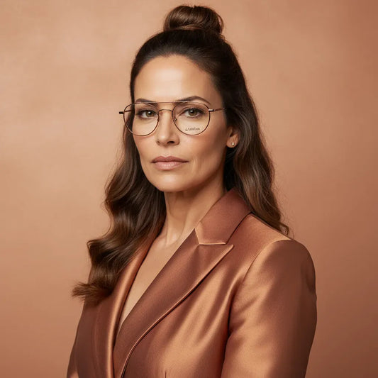 iDom Eyeglasses Full Rim Round Aviator Shapes For Women 961515