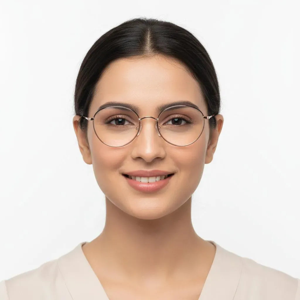 iDom Eyeglasses Full Rim Round For Women 321142