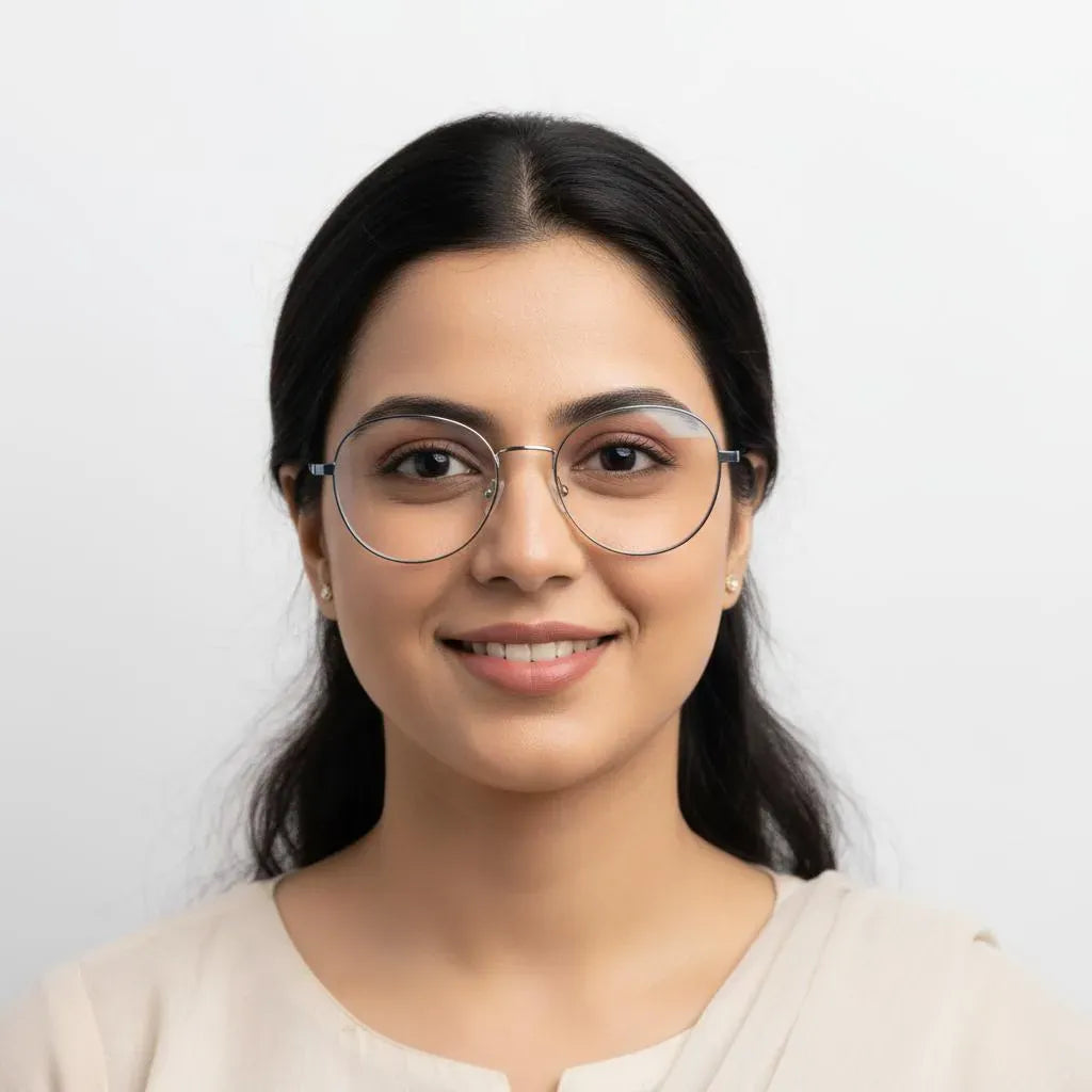 iDom Eyeglasses Full Rim Round Specs For Women 132325