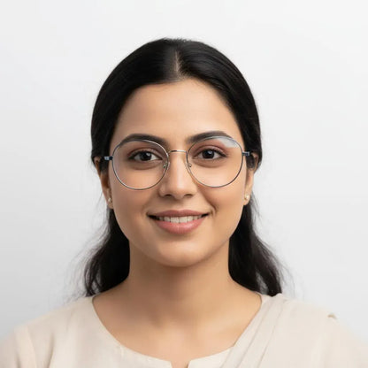 iDom Eyeglasses Full Rim Round Specs For Women 132325