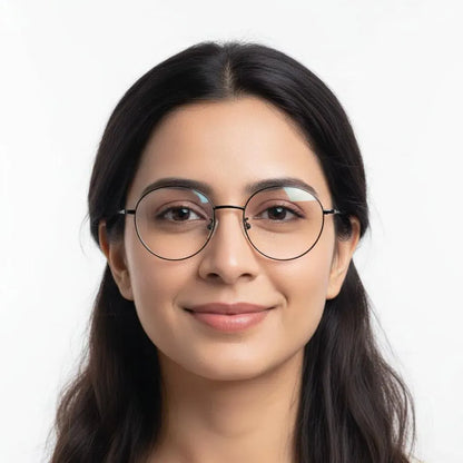 iDom Eyeglasses Full Rim Round Specs For Women 154655