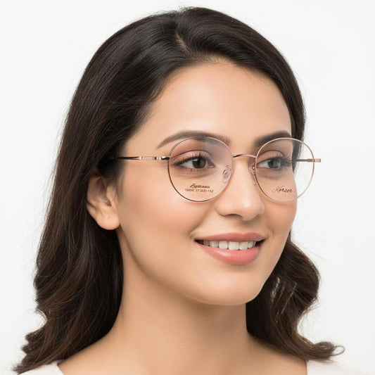 iDom Eyeglasses Full Rim Round Specs For Women 199015