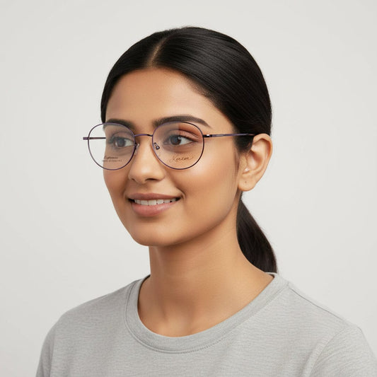 iDom Eyeglasses Full Rim Round Specs For Women 217216