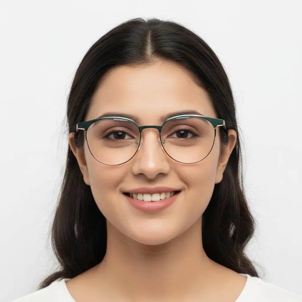 iDom Eyeglasses Full Rim Round Specs For Women 287311