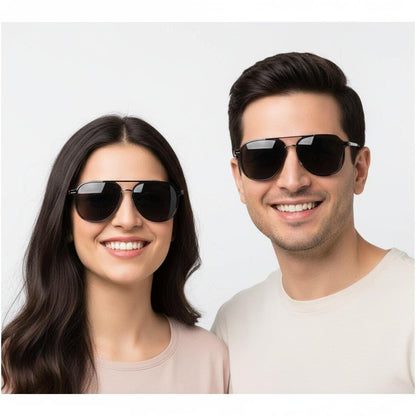 iDom Eyeglasses Full Rim Square Aviator For Men & Women 289889