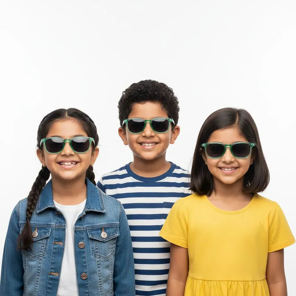 iDom Eyeglasses Full Rim Square Clip On For Kids 188907