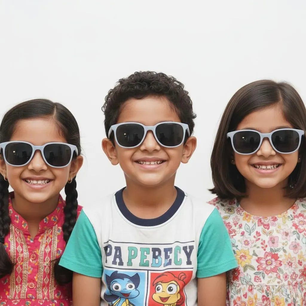 iDom Eyeglasses Full Rim Square Clip On For Kids 217493