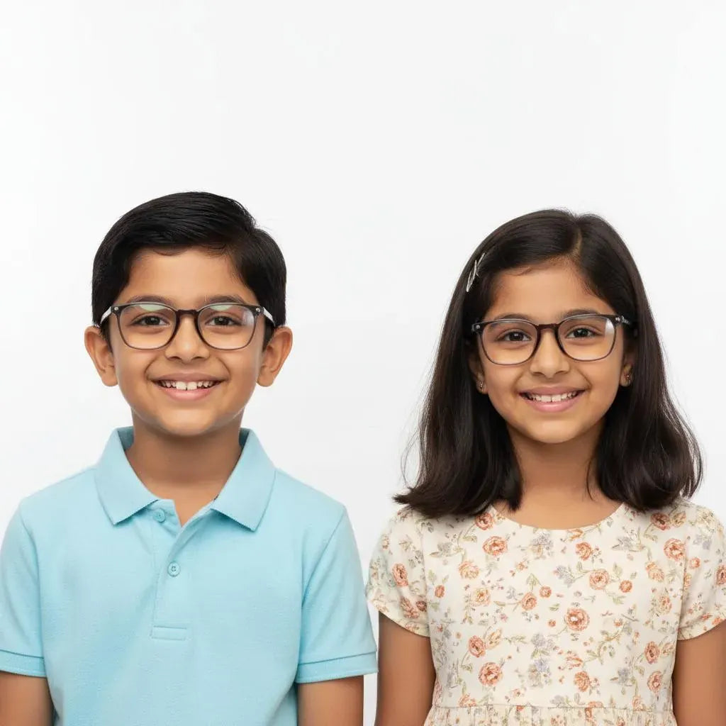 iDom Eyeglasses Full Rim Square Clip On For Kids 813646