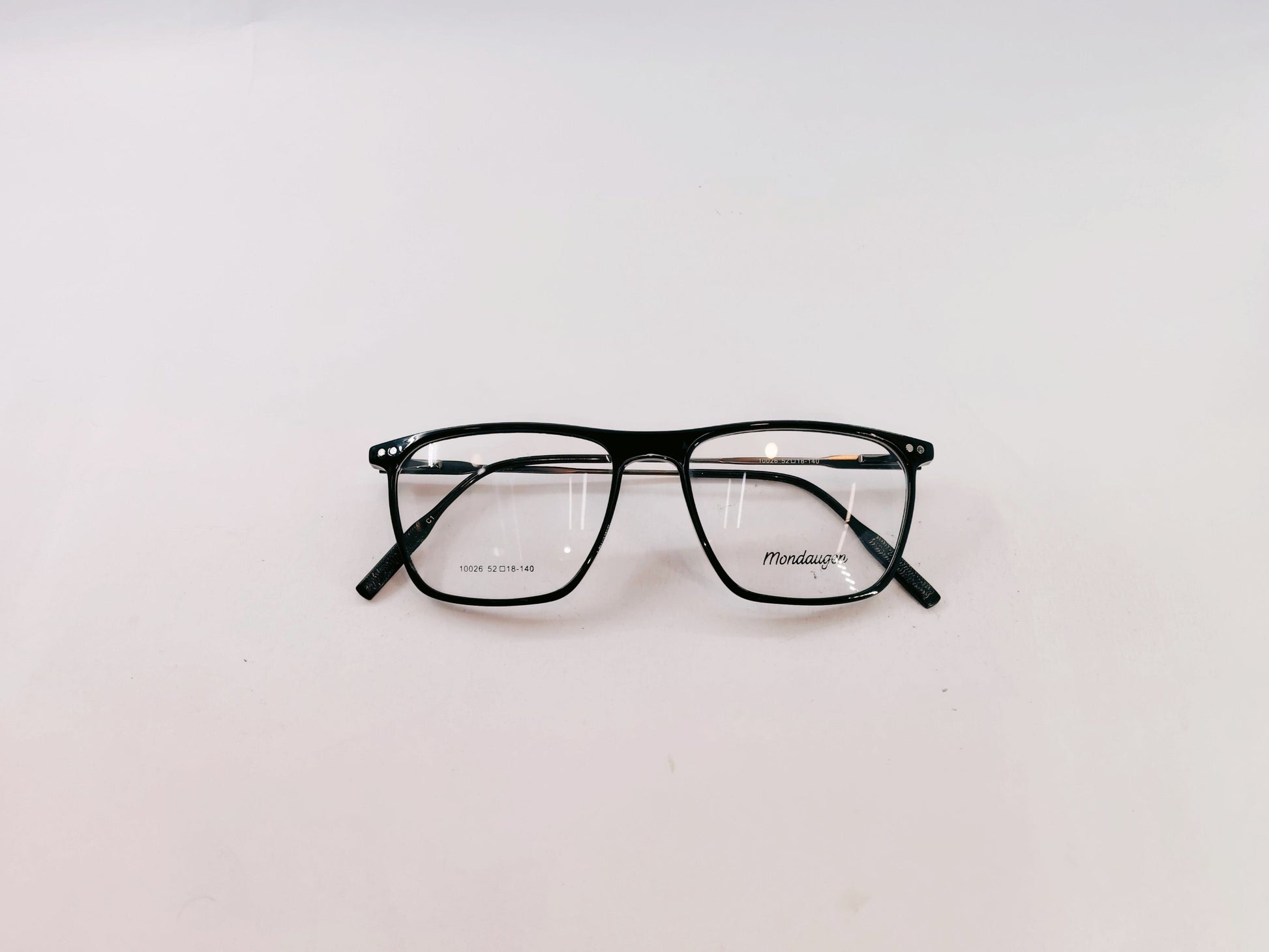 iDom Eyeglasses Full Rim Square Clip on For Men 10026C1