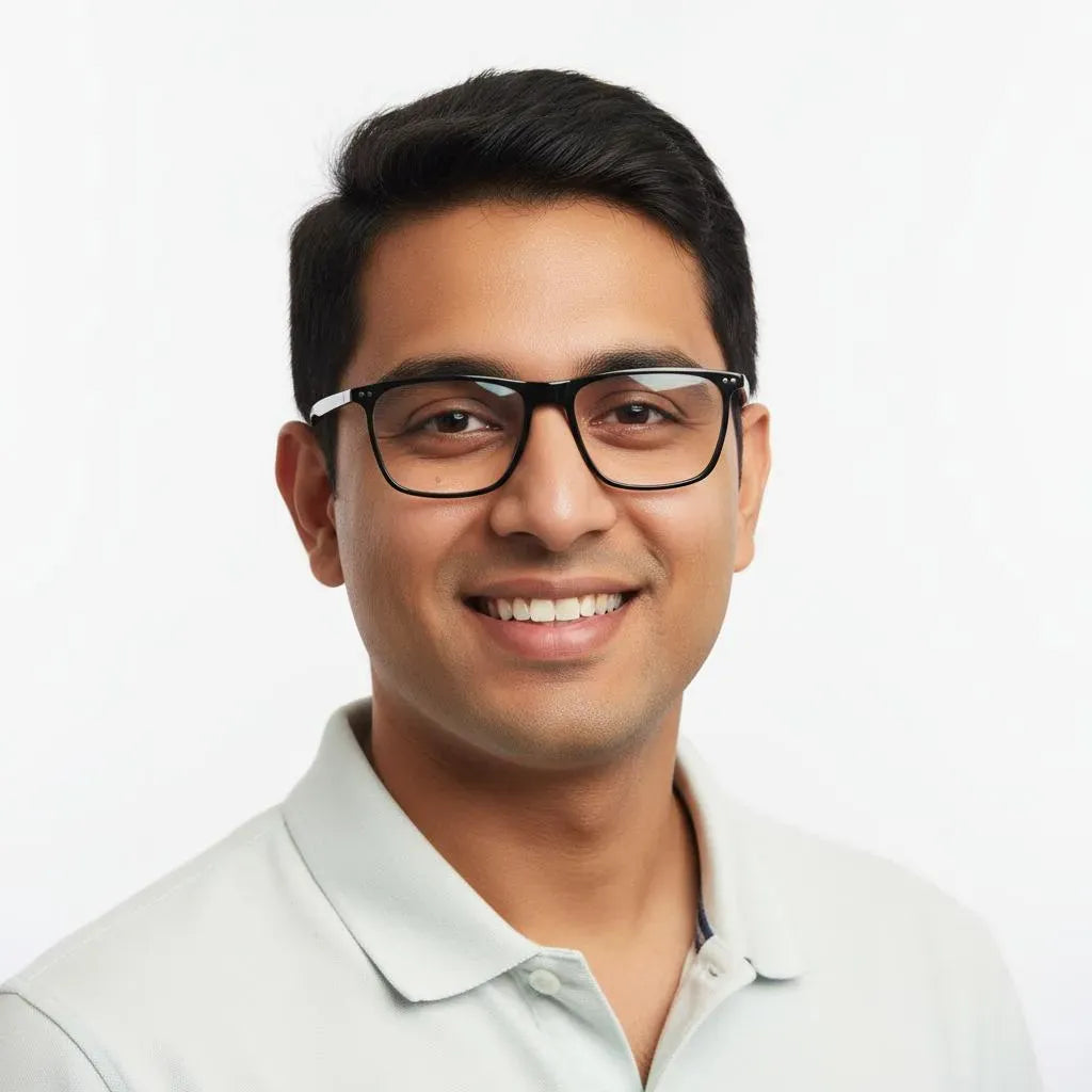 iDom Eyeglasses Full Rim Square Clip on For Men 10026C1