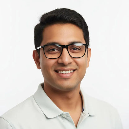 iDom Eyeglasses Full Rim Square Clip on For Men 10026C1