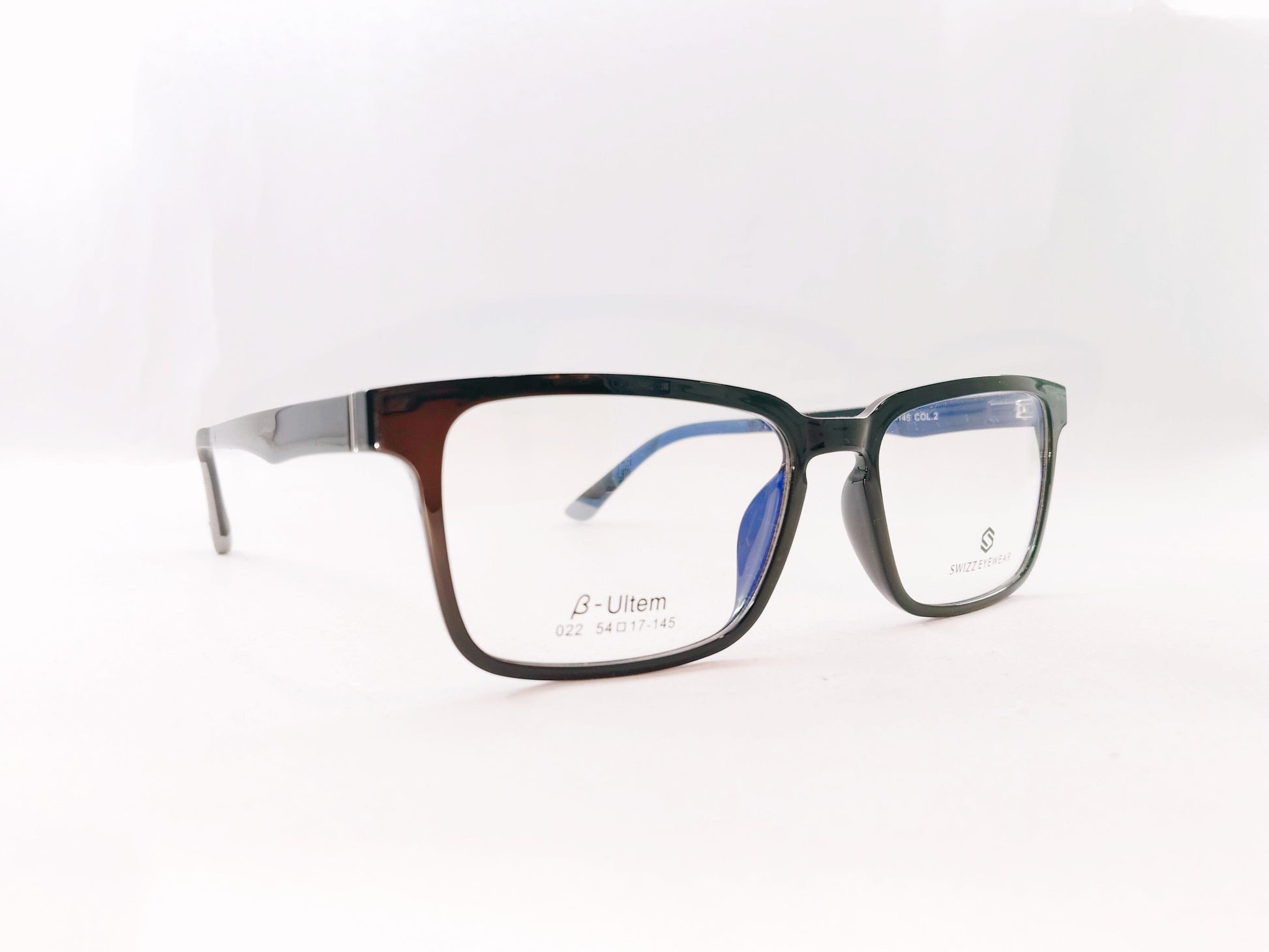 iDom Eyeglasses Full Rim Square Clip on For Men 148884