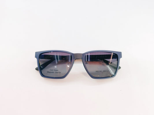 iDom Eyeglasses Full Rim Square Clip on For Men 149056