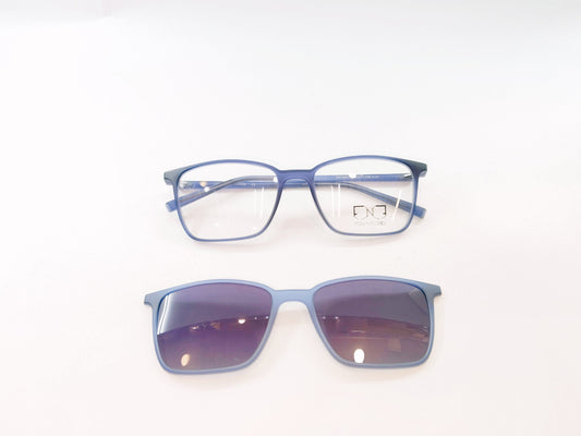iDom Eyeglasses Full Rim Square Clip on For Men 212911