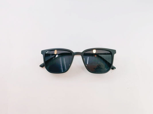 iDom Eyeglasses Full Rim Square Clip on For Men 310458