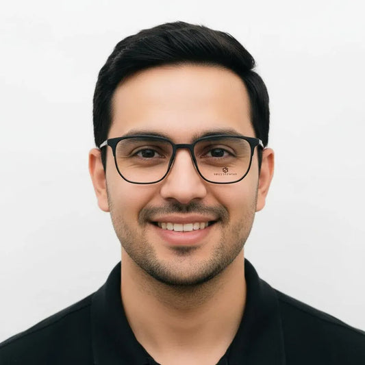 iDom Eyeglasses Full Rim Square Clip on For Men 310458