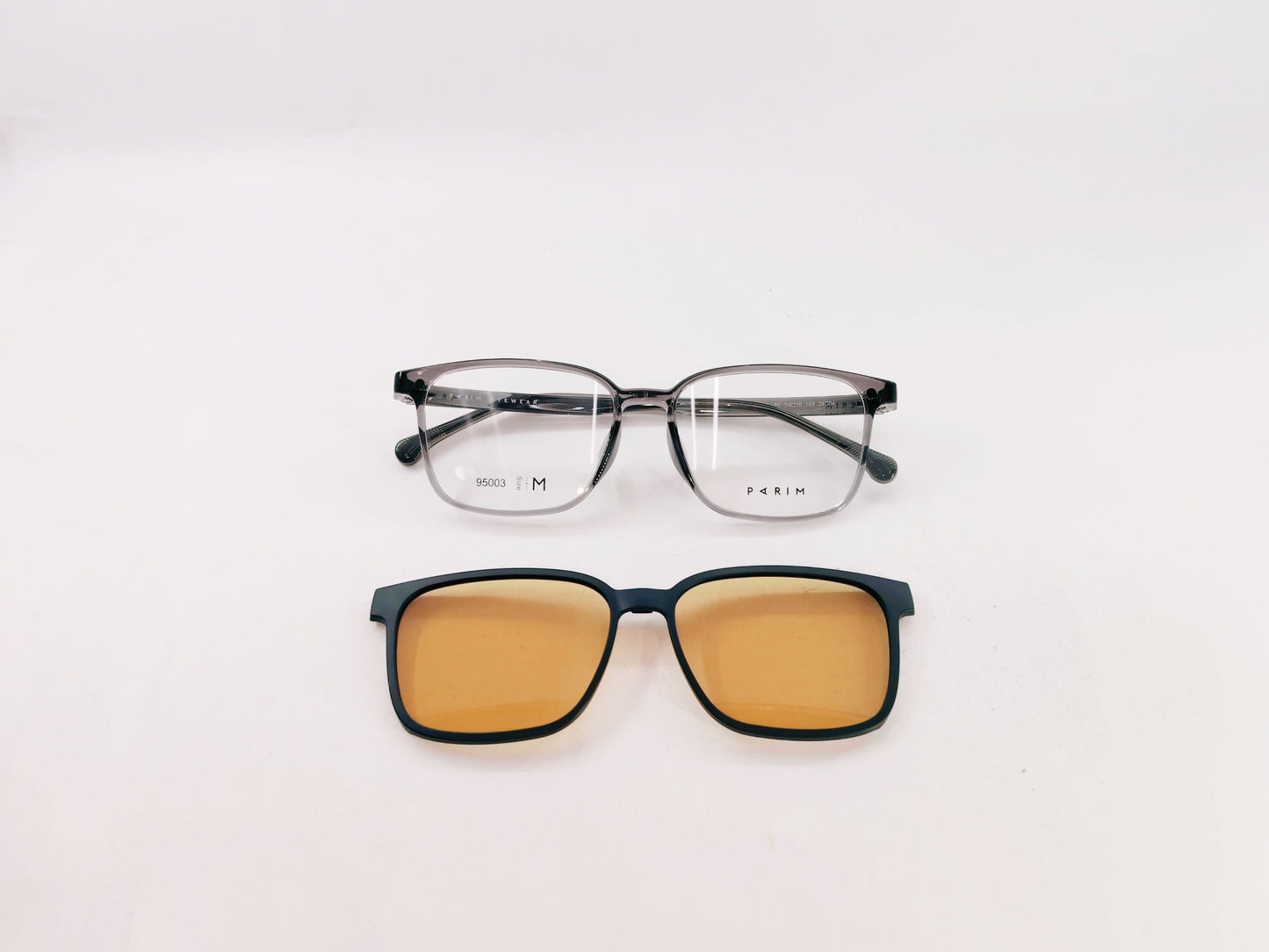 iDom Eyeglasses Full Rim Square Clip on For Men & Women 188463