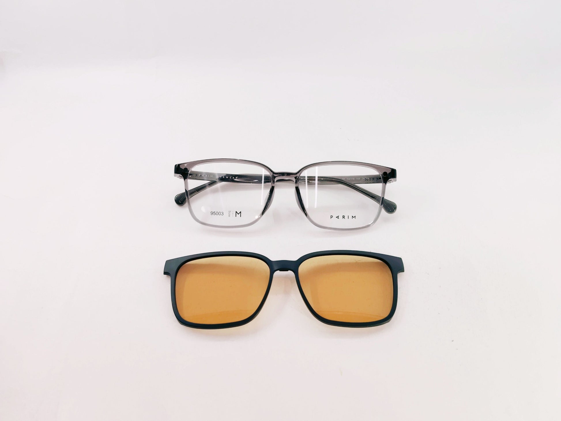 iDom Eyeglasses Full Rim Square Clip on For Men & Women 188463