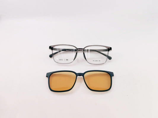 iDom Eyeglasses Full Rim Square Clip on For Men & Women 188463
