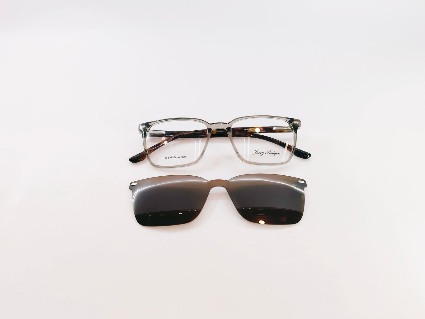 iDom Eyeglasses Full Rim Square Clip on For Men & Women 331213